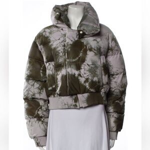 Off-White Leather Bomber Jacket
